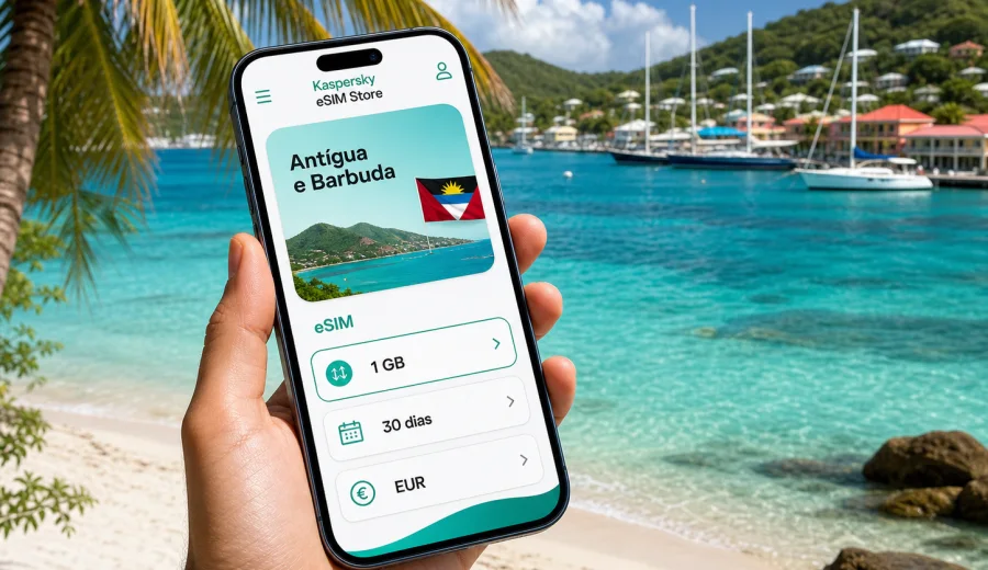 eSIM Antígua e Barbuda: internet na viagem