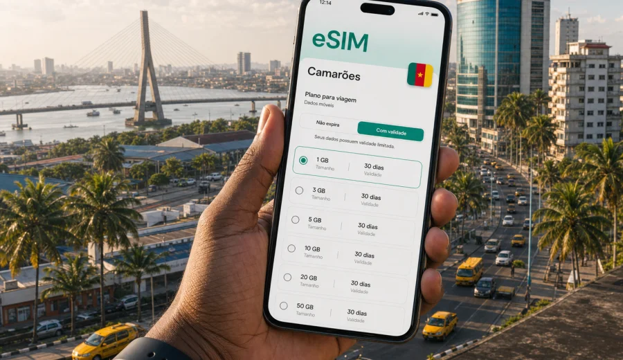 eSIM em Douala: conexão móvel e internet