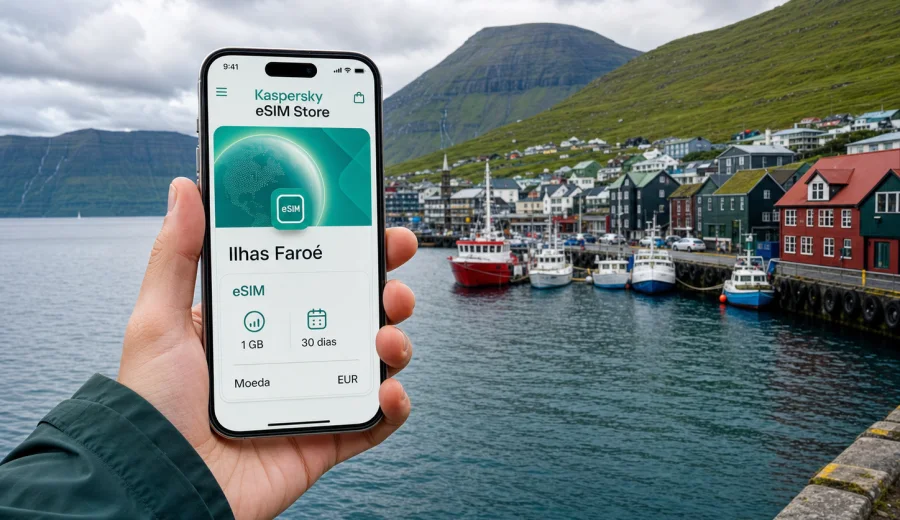 eSIM em Runavik: internet nas Ilhas Faroé