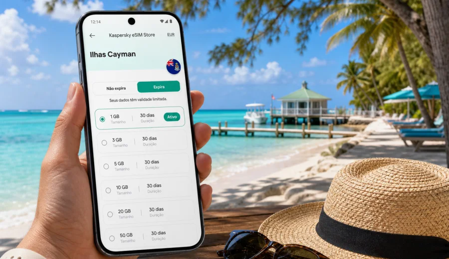 eSIM em Rum Point: internet para viagem