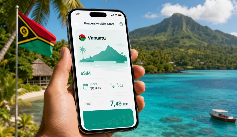 eSIM Vanuatu: internet e conexão móvel