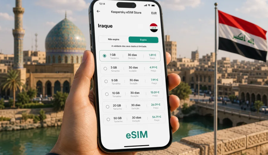 eSIM no Iraque: conexão móvel e internet