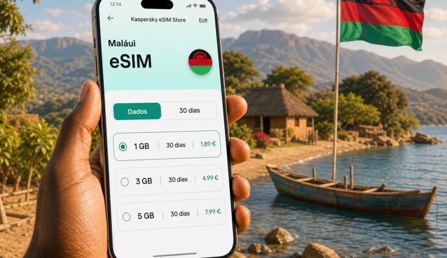 eSIM no Maláui: internet móvel para viajar