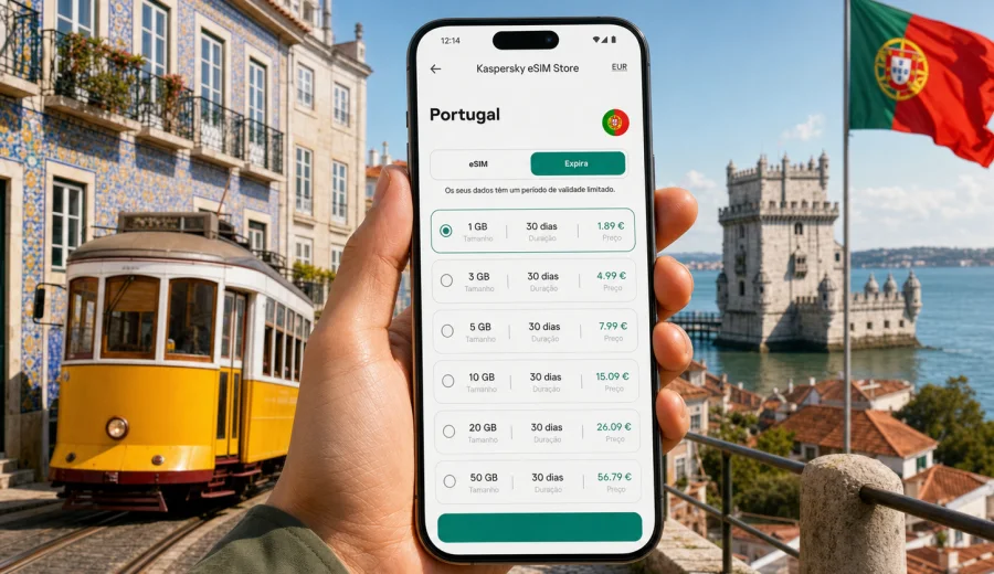 eSIM para Portugal: internet móvel na viagem