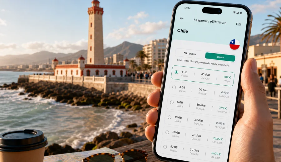 eSIM em La Serena: internet no Chile
