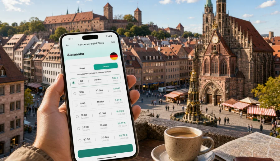 Nuremberg eSIM: internet móvel na viagem