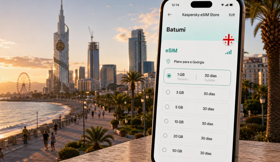 eSIM em Batumi: internet móvel na cidade