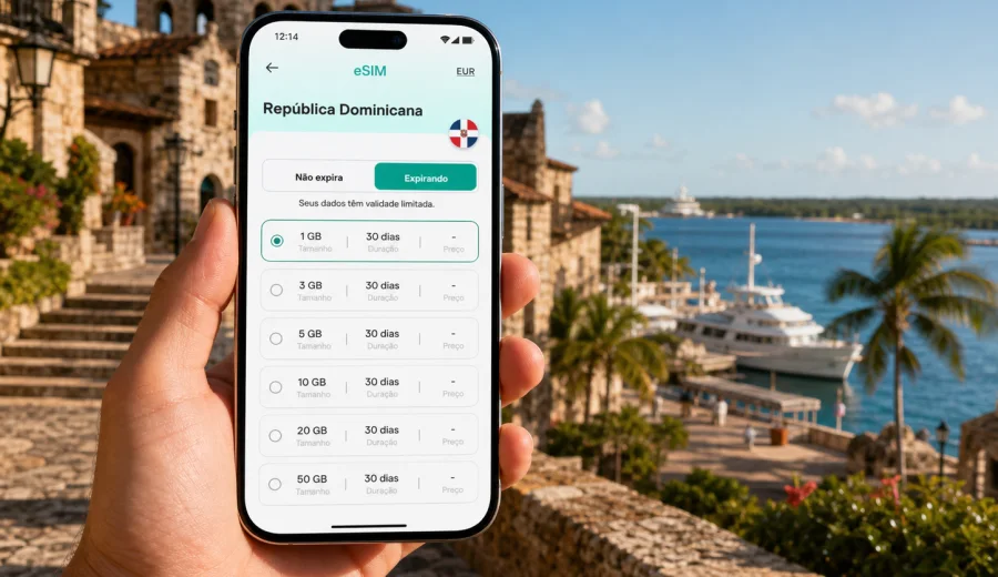 La Romana eSIM: internet móvel para viagem