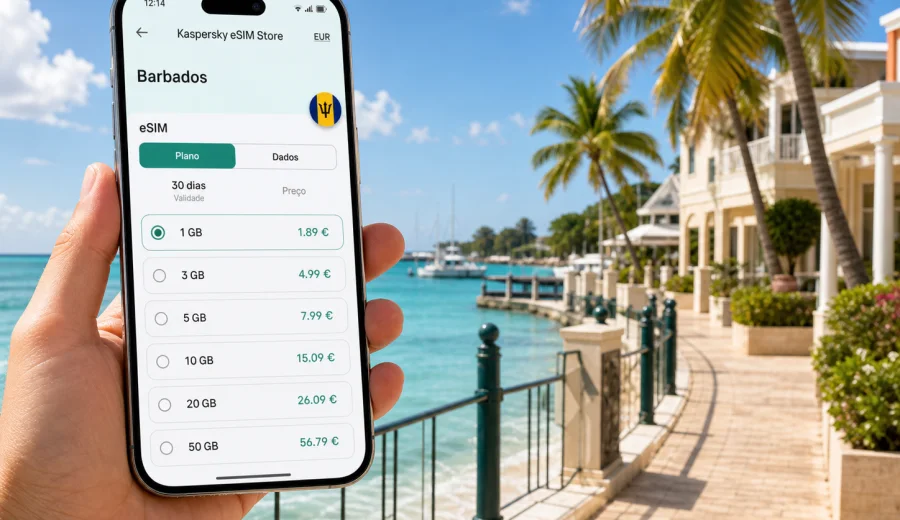 Holetown eSIM: internet móvel em Barbados
