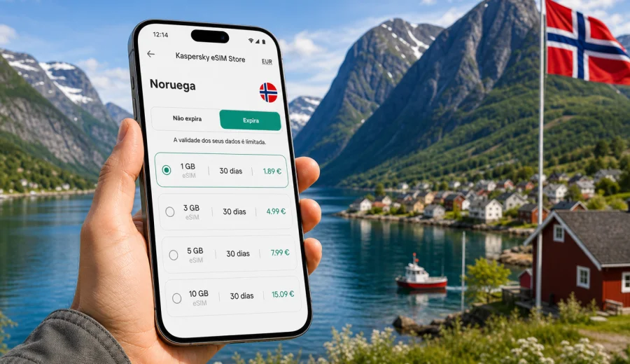 eSIM Noruega: internet móvel para viajar