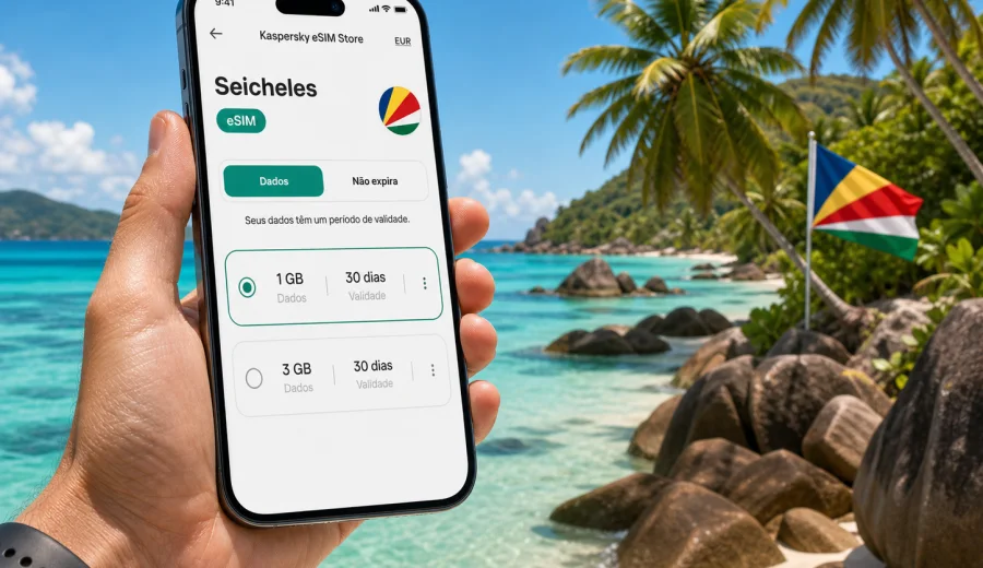 eSIM Seicheles: internet móvel na viagem
