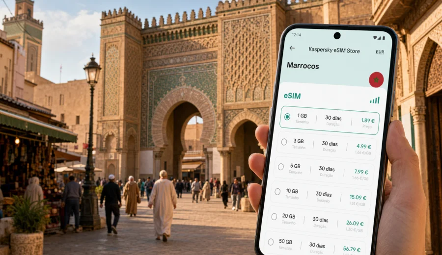 eSIM em Meknes: internet móvel para viajar