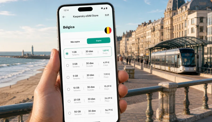 Ostende eSIM: internet móvel na Bélgica