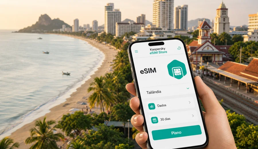 eSIM em Hua Hin: internet móvel na viagem