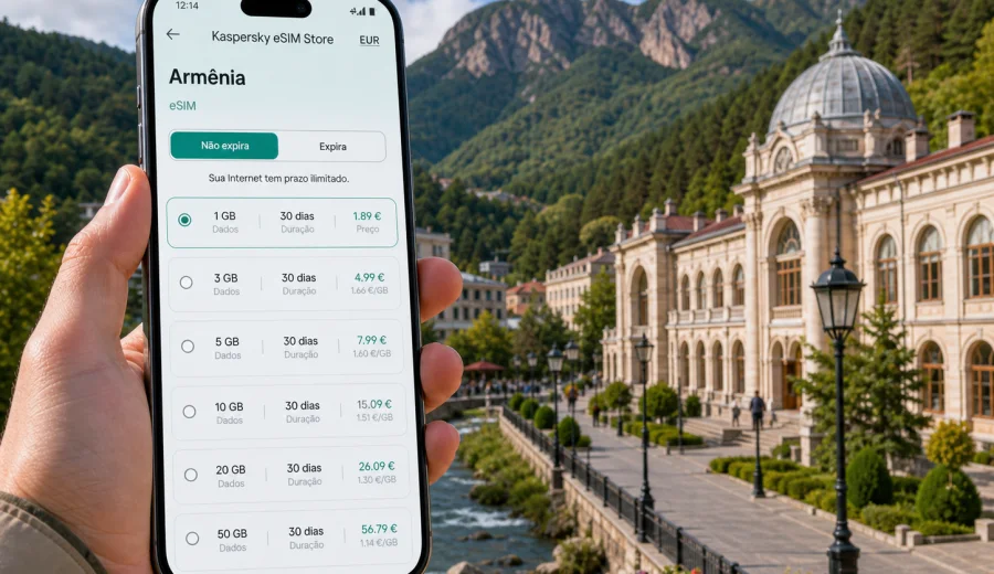 eSIM em Jermuk: internet móvel na viagem