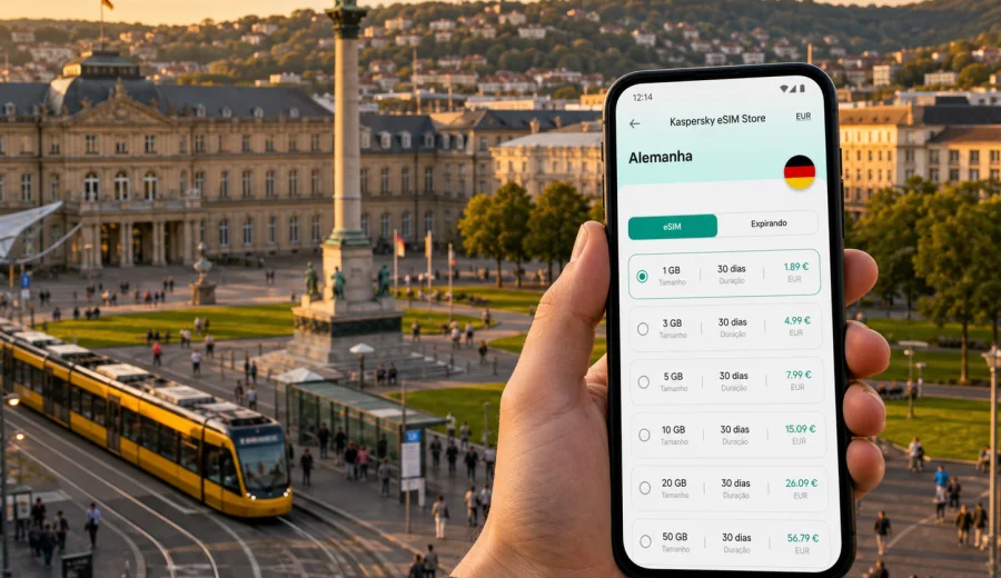 eSIM em Estugarda: internet móvel na viagem