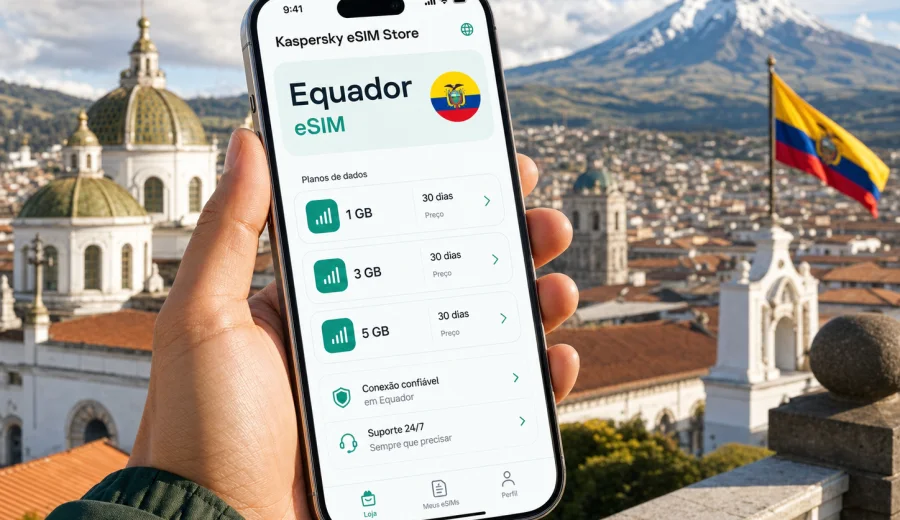 eSIM no Equador: conexão móvel e internet