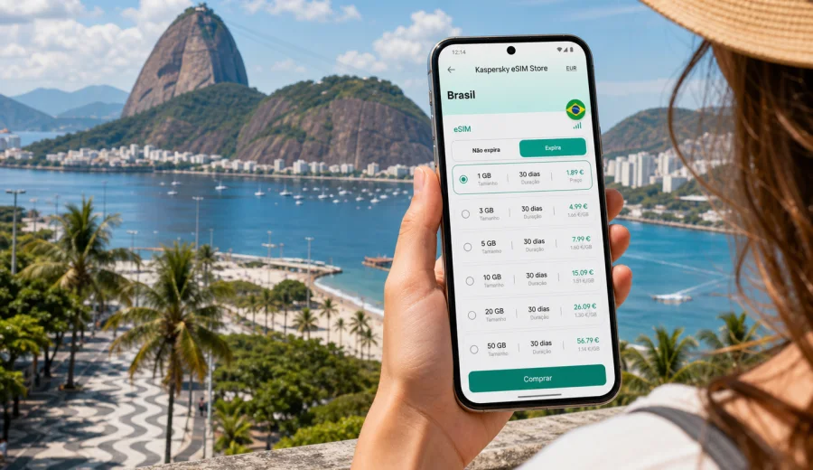 eSIM no Rio de Janeiro: internet para viagem