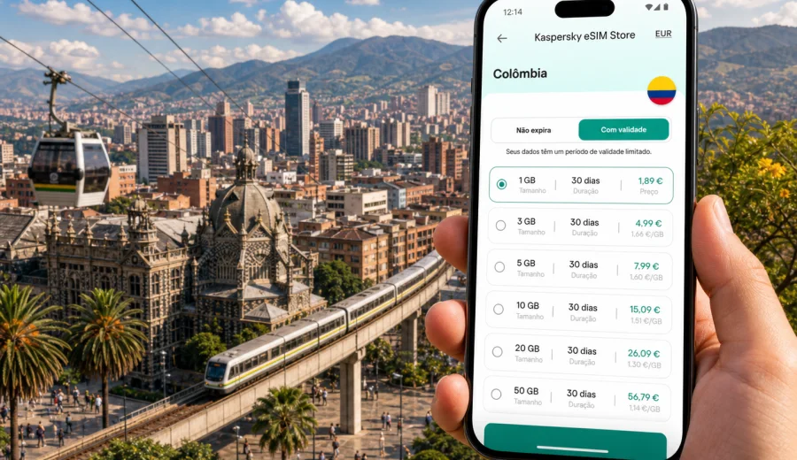 eSIM em Medellín: internet móvel para viajar