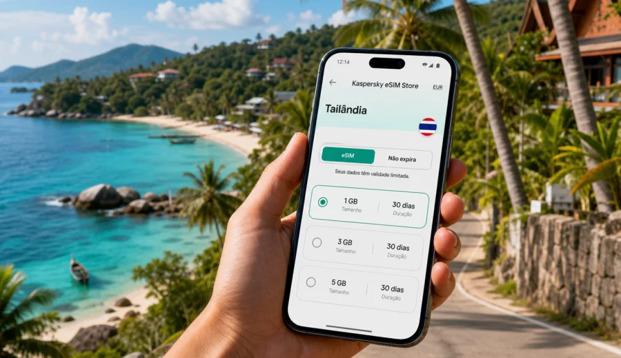 eSIM em Koh Samui: internet e ligação móvel
