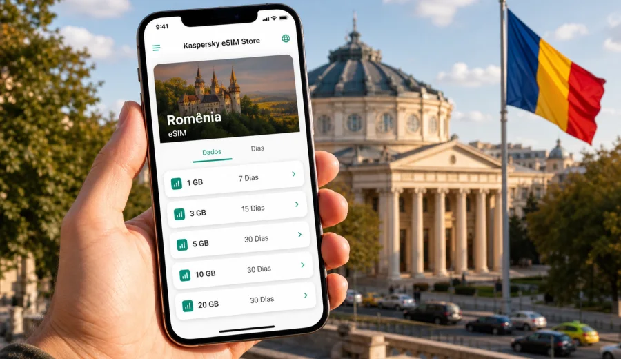 eSIM Romênia: conexão móvel e internet