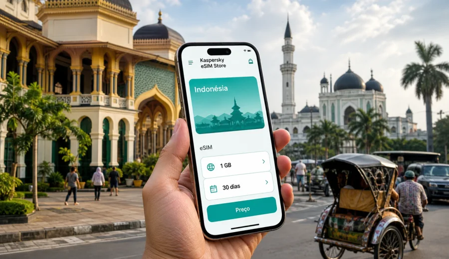 eSIM em Medan: internet móvel para viajar