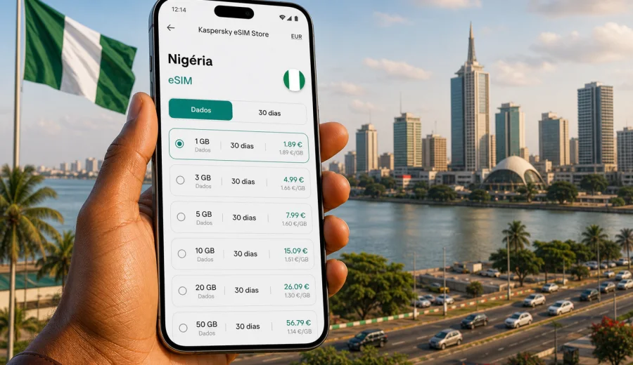 eSIM na Nigéria: conexão móvel e internet