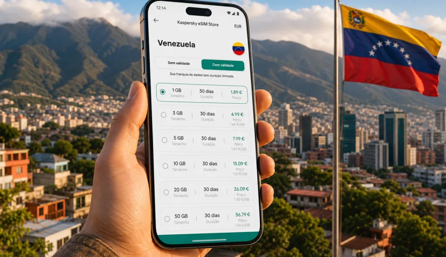 eSIM Venezuela: conexão móvel e internet