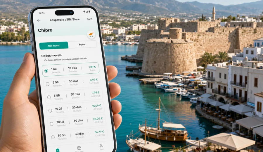 eSIM em Cirénia: internet móvel para viajar