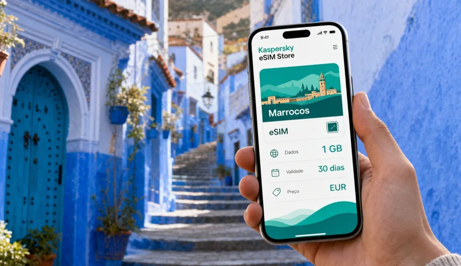 eSIM em Chefchaouen: internet móvel em viagem