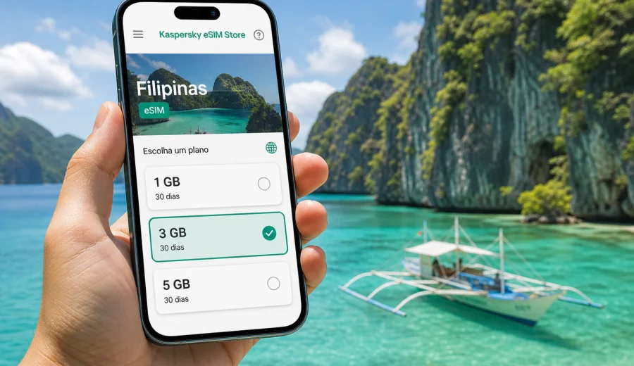 eSIM nas Filipinas: internet e conexão móvel