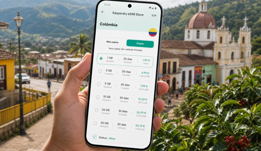 Armênia eSIM: internet móvel na Colômbia