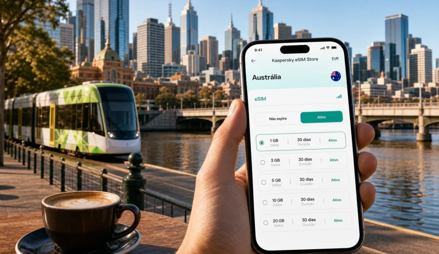 eSIM em Melbourne: internet móvel para viajar
