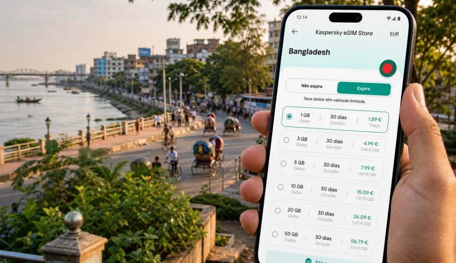 eSIM em Mymensingh: internet móvel para viajar