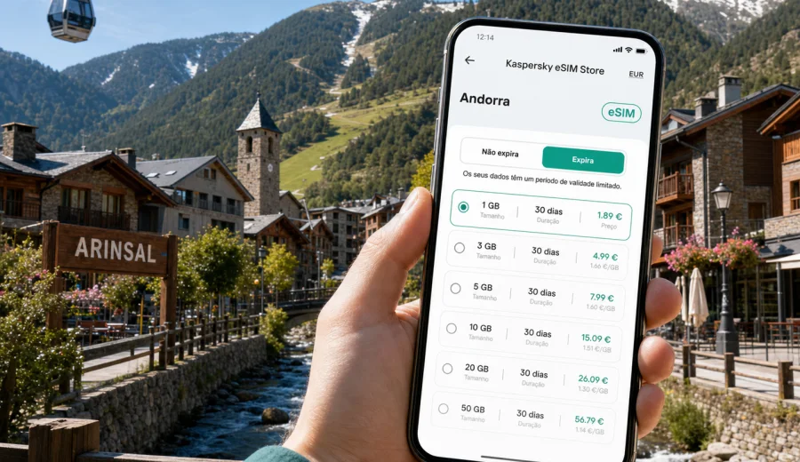 eSIM em Arinsal: internet móvel em Andorra