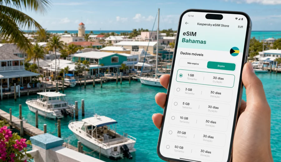 Marsh Harbour eSIM: internet móvel nas Bahamas