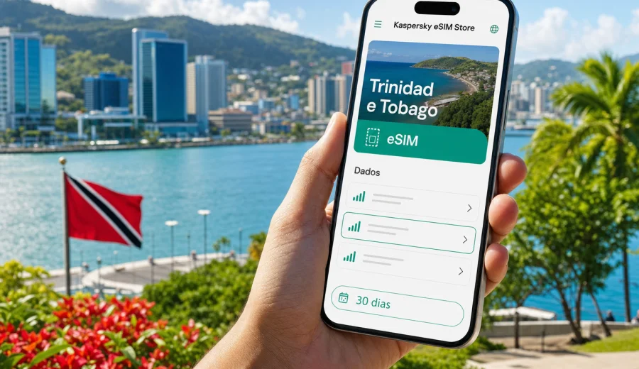 eSIM Trinidad e Tobago: internet móvel