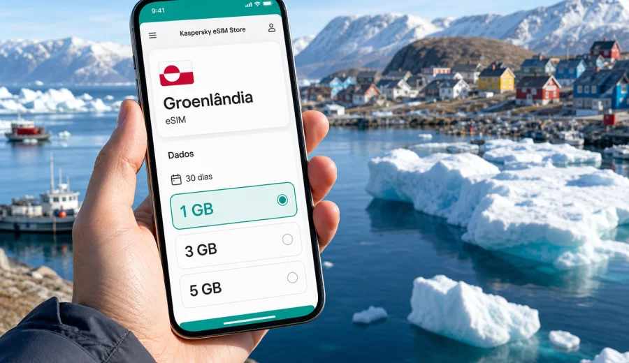 eSIM na Groenlândia: internet móvel em viagem
