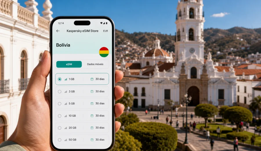 eSIM em Sucre: internet móvel para viajar