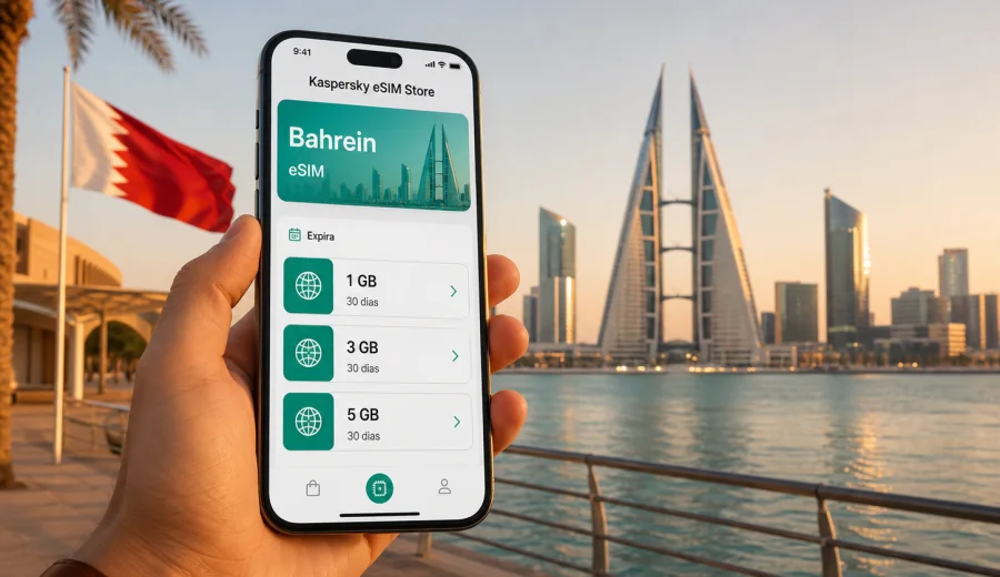 eSIM no Bahrein: internet móvel para viajar