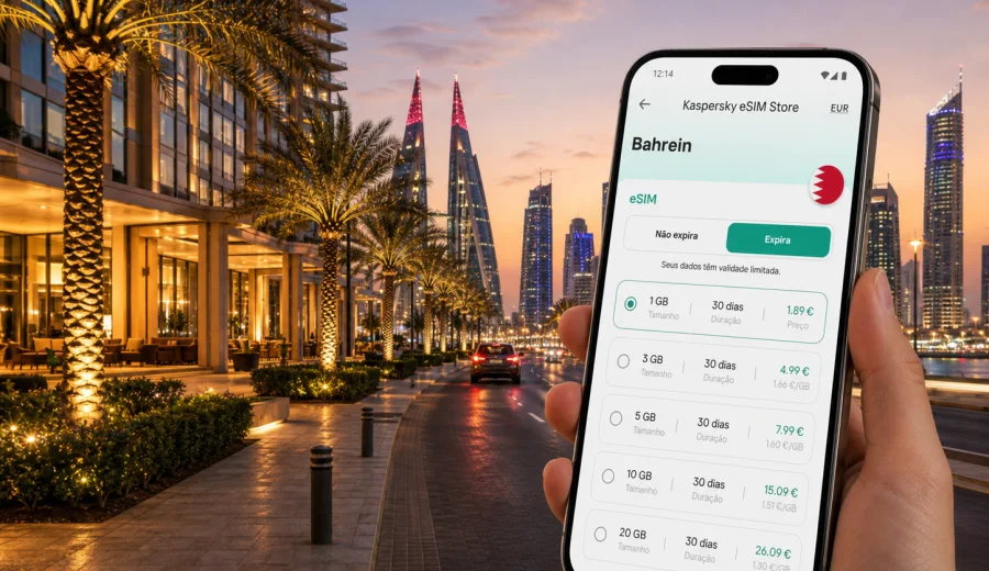 Juffair eSIM: internet móvel no Bahrein