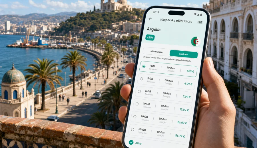 eSIM em Annaba: internet móvel na viagem