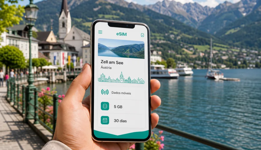 eSIM em Zell am See: internet na viagem