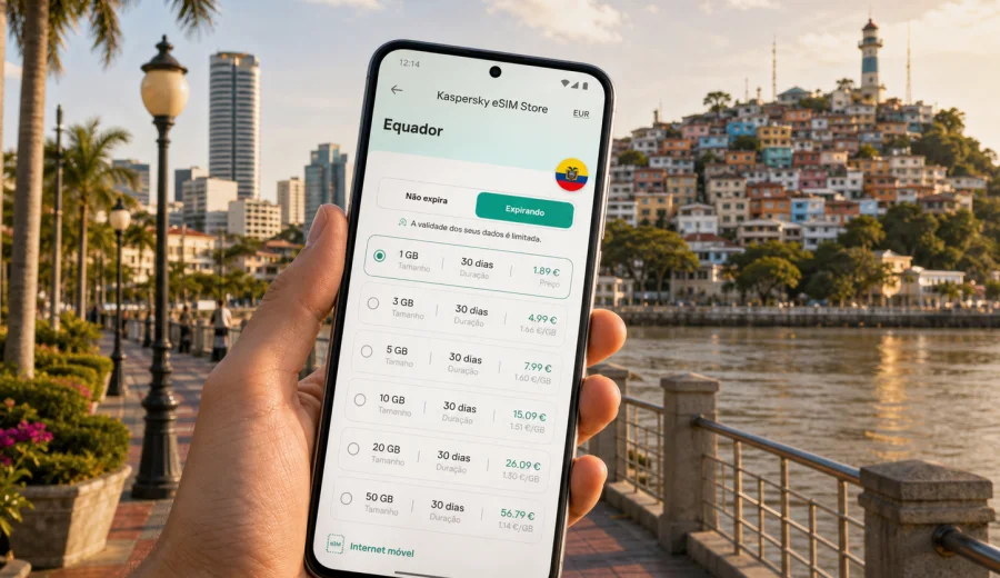 eSIM em Guayaquil: conexão móvel e internet