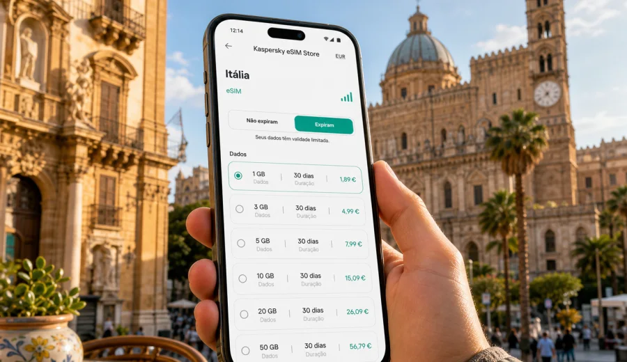 eSIM em Palermo: internet móvel para viajar