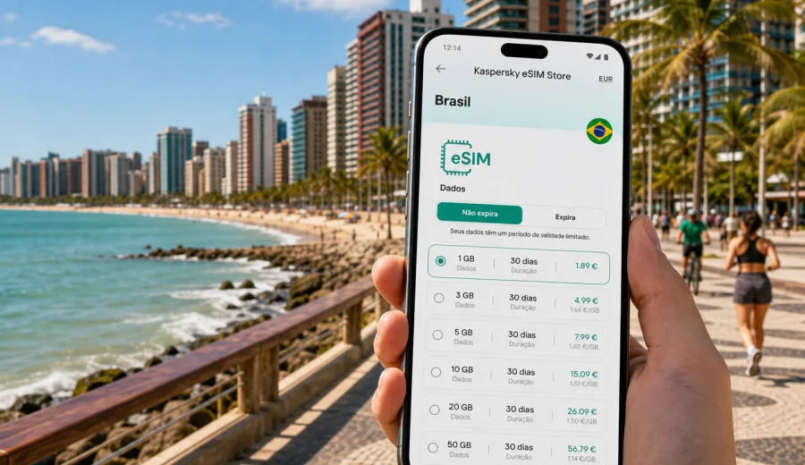 eSIM em Fortaleza: internet móvel para viajar