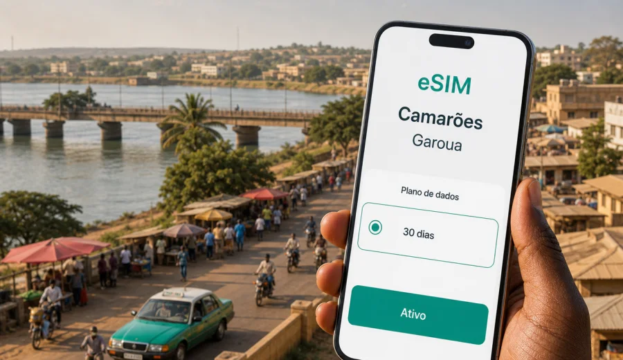 eSIM em Garoua: internet móvel para viajar