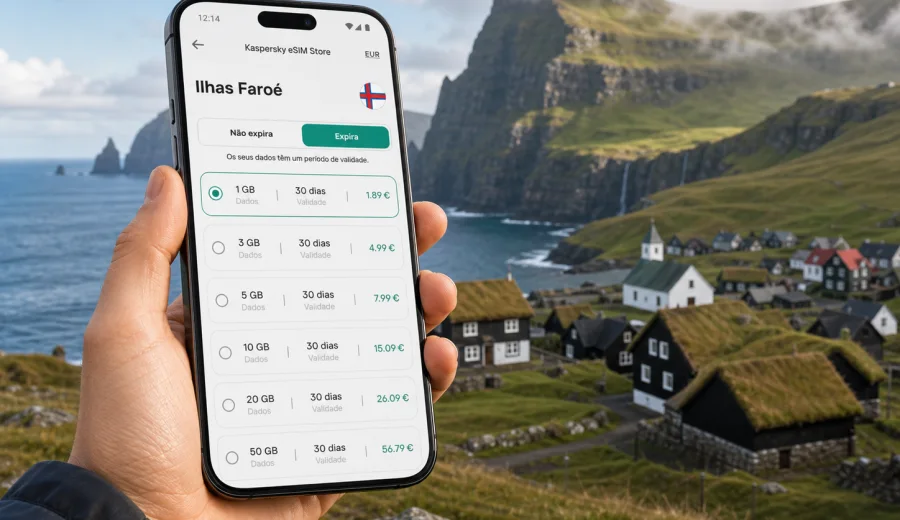 eSIM nas Ilhas Faroé: internet para viagem