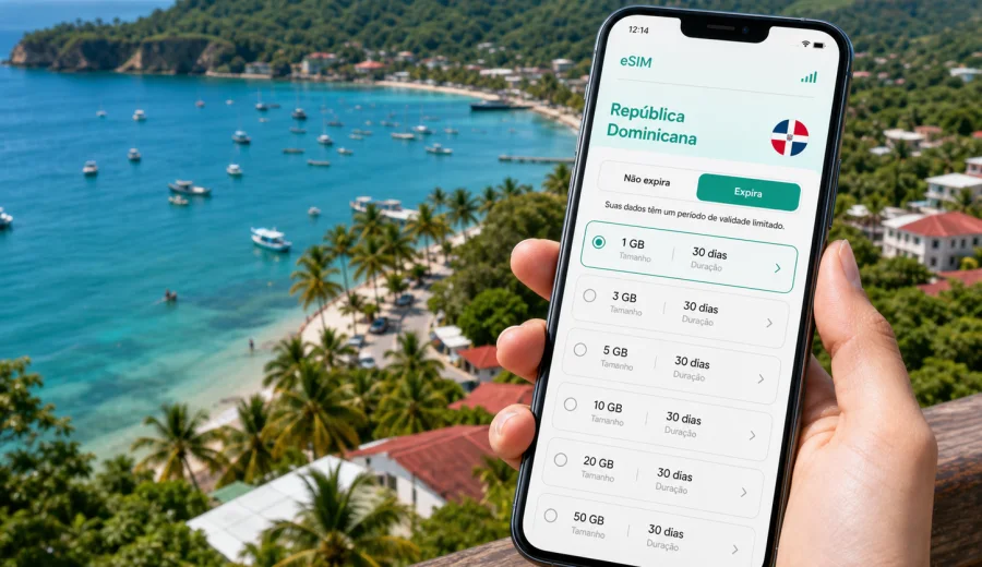 eSIM em Samaná: internet móvel para viajar