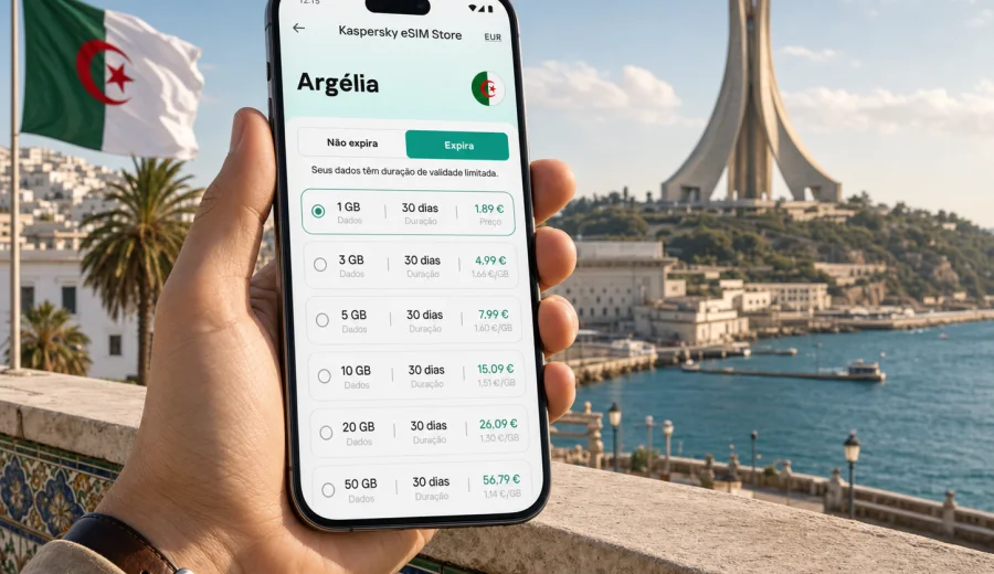 eSIM para Argélia: internet na viagem